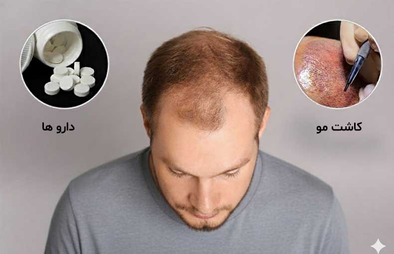 کاشت مو در برابر داروهای جدید: کدام بهتر است؟